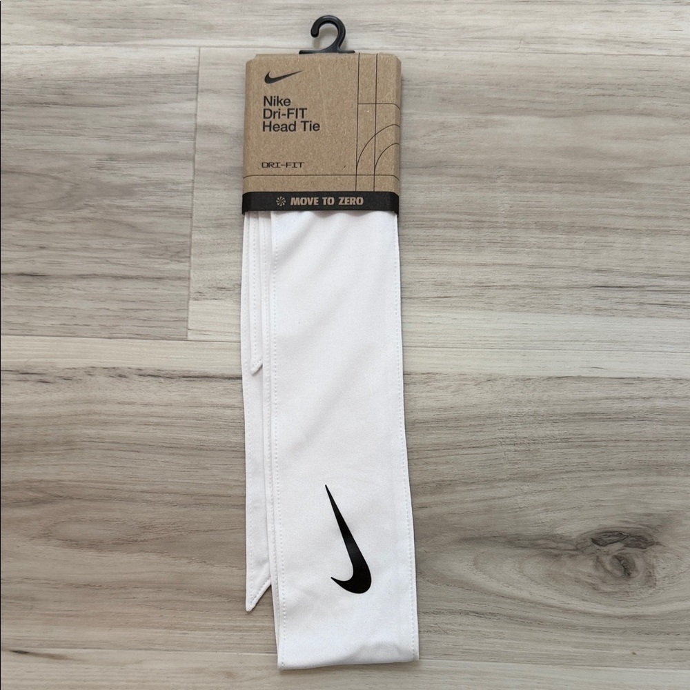 NET Nike White Dri-FIT Sports Headband OSZ